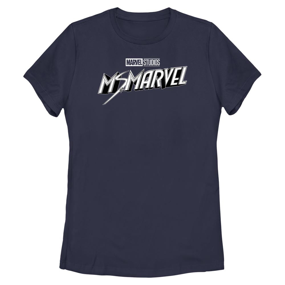 Women's Marvel Black And White T-Shirt