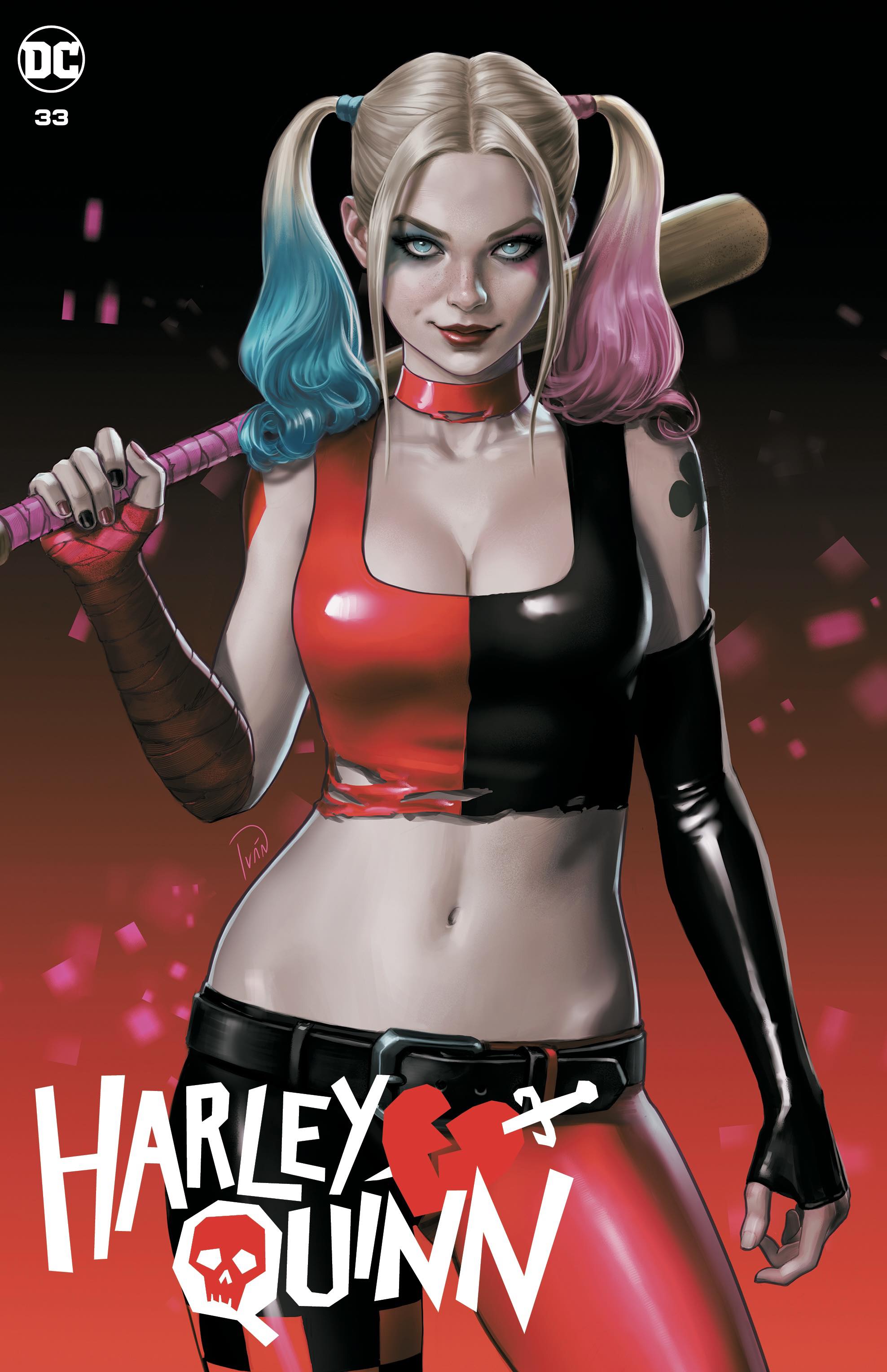 HARLEY QUINN #33 (IVAN TALAVERA EXCLUSIVE TRADE/MINIMAL VARIANT SET)(2023) ~ DC Comics