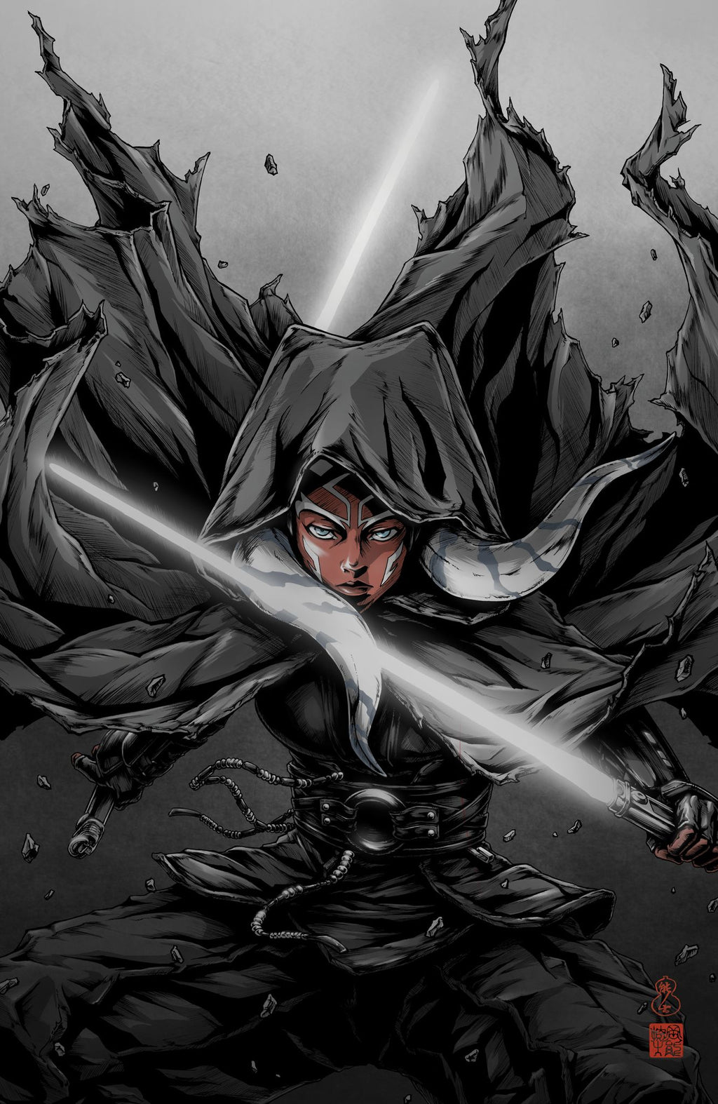 STAR WARS: AHSOKA #2 (TAKASHI OKAZAKI EXCLUSIVE TRADE/VIRGIN VARIANT SET)(PART 2 OF 8)